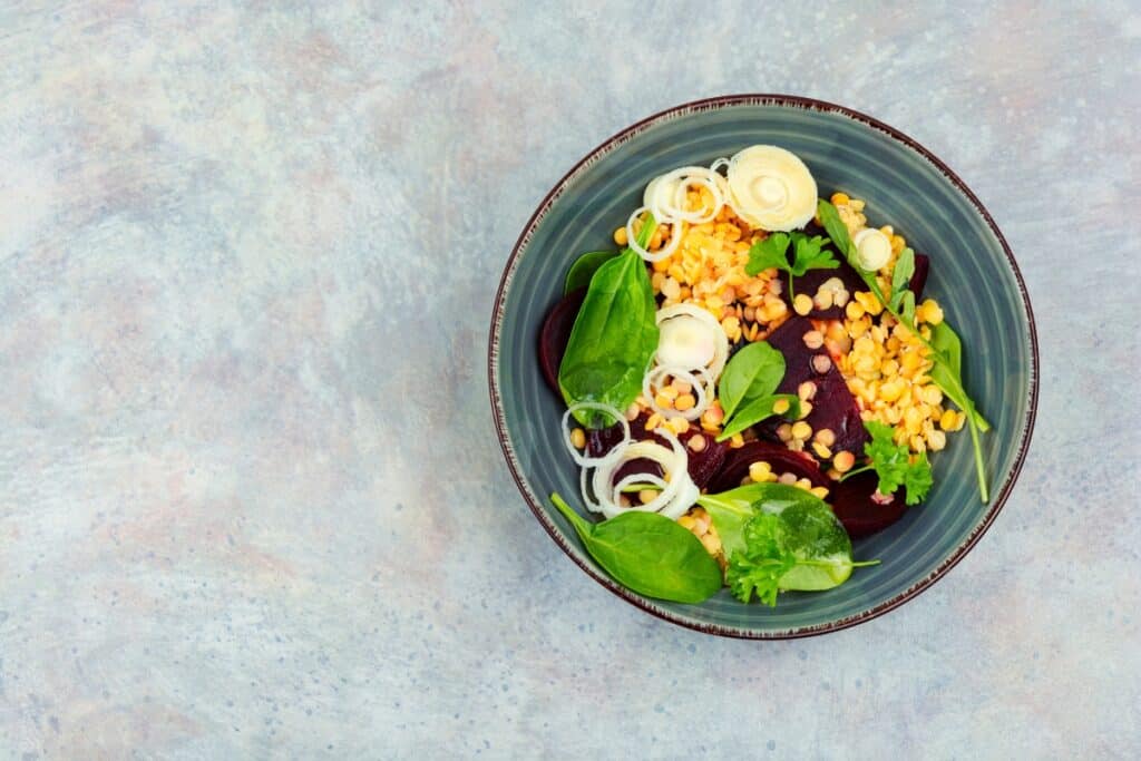 salade de lentilles